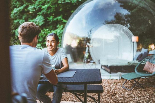 Living Timeless- Bubble Tent Elzach Inklusive Hot Tube Badefass- Schlafen Unterm Sternenhimmel Екстер'єр фото