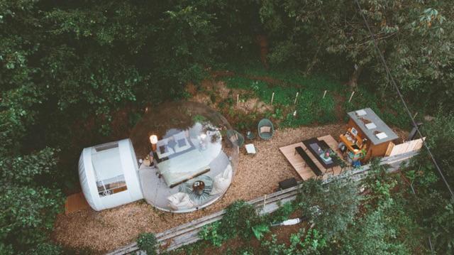 Living Timeless- Bubble Tent Elzach Inklusive Hot Tube Badefass- Schlafen Unterm Sternenhimmel Екстер'єр фото